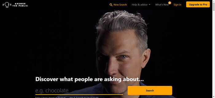 ابزار سئو answer the public