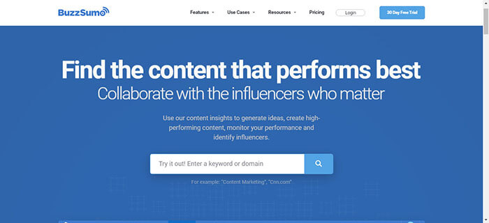 ابزار سئو buzzsumo