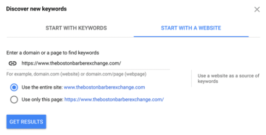 بررسی رقبا در Google Keyword Planner
