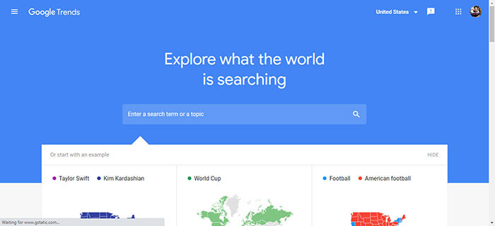 ابزار سئو google trends