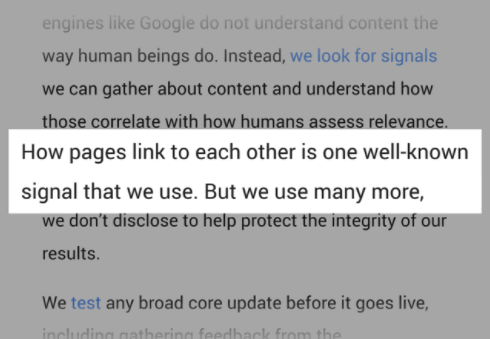 بک لینک تنها بخشی از سئو خارجی است