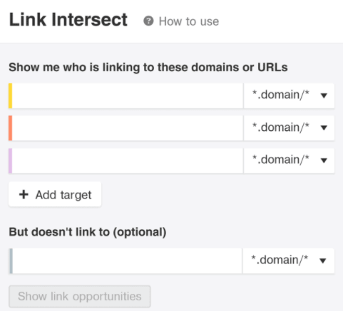 ابزار link intersecs
