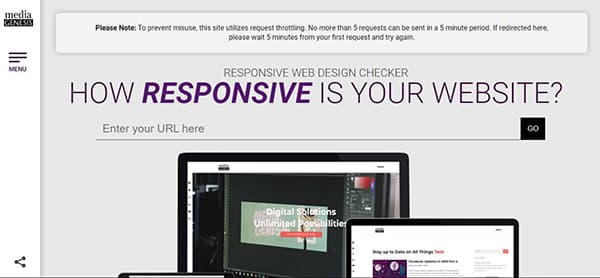 ابزار responsive design checker