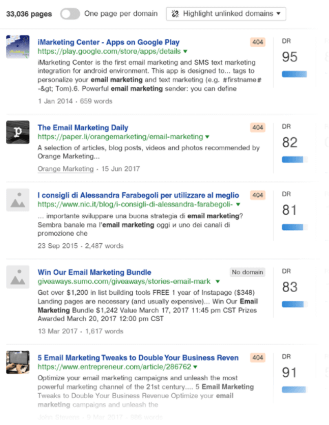 یافتن منابع بک لینک